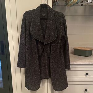 Parkhurst Charcoal Open Front Sweater